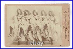 Cabinet Photo LORRISON SISTERS Circus Theater Actress RARE (9450)