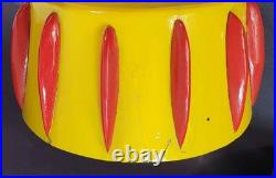 Carnival Circus lighting fixture Ceiling Wall original 11x6 vtg Park Paint