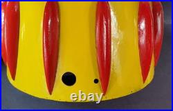 Carnival Circus lighting fixture Ceiling Wall original 11x6 vtg Park Paint