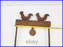 Carnival Shooting Target Game Chicken Rooster HOFFMAN Cast antique