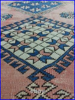 Caucasian Antique Rug 19th Century Blue Stars Carpet Rug