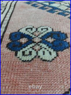 Caucasian Antique Rug 19th Century Blue Stars Carpet Rug