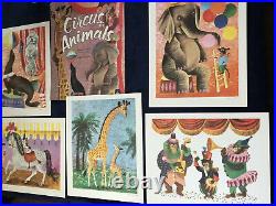 Circus Animals Vintage Prints