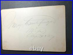 Circus Performer? MIDGET MAJOR LITTLEFINGER AND WIFE- AUTOGRAPHED-ST. LOUIS, MO