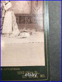 Circus Performer? MIDGET MAJOR LITTLEFINGER AND WIFE- AUTOGRAPHED-ST. LOUIS, MO