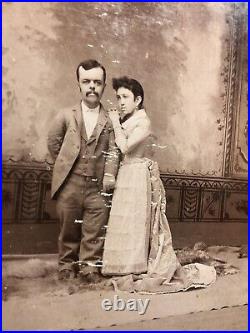 Circus Performer? MIDGET MAJOR LITTLEFINGER AND WIFE- AUTOGRAPHED-ST. LOUIS, MO