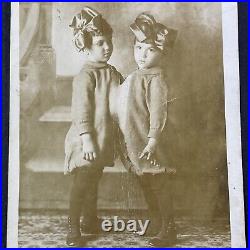 Cojoined Twins The Cuban Twins Postcard Antique 1912 Havana Circus Siamese X1227