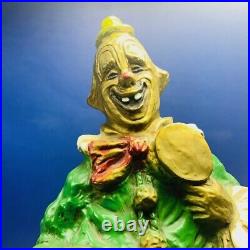 Creepy Clown statue 1966 Universal Statuary Chicago IL carnival circus sculpture