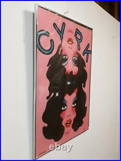 Cyrk original, vintage, 1974 -conjoined girls- Polish circus poster by Janowski