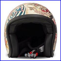 DMD Vintage Circus Motorcycle Motorbike Helmet
