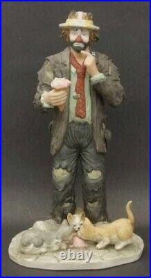 EMMETT KELLY JR. Clown Figurine, No Use Crying #9802, vintage clown figurine