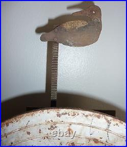 Early 1900's Antique Cast Iron Shooting Gallery Duck Target HM Quackenbush