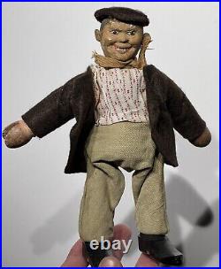 Early Antique Schoenhut Humpty Dumpty Circus Toy Hobo 7 Tall Original Hobo