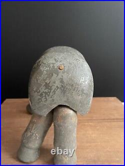 Early Schoenhut GLASS EYE Elephant Humpty Dumpty Circus Antique Wood Toy