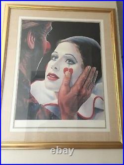 Emmett Kelly Helping Hand Circus Collection signed Leighton Jones A/P 33X39