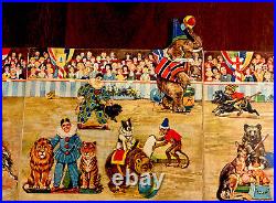 Father Tuck's World Circus, Antique Panorama, 1920, Scarce and Complete