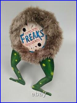 Freaks Show Creature Sign vintage style sideshow circus Halloween wooden