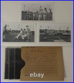 George Fulmer Estate 1950s Press Photo Pack SAILOR 3 RING CIRCUS Original OOAK