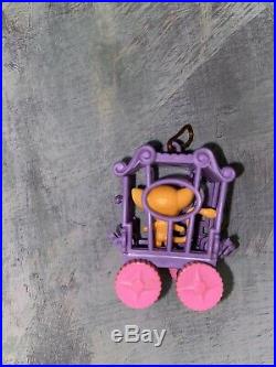 HTF Rare Vintage ZOOLERY Liddle KiddleLittle Lion Circus Wagon CageBRACELET