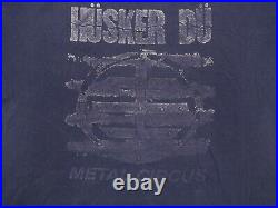 HUSKER DU METAL CIRCUS vintage PUNK t shirt MINNEAPOLIS Bob Mould XL Indie Rock