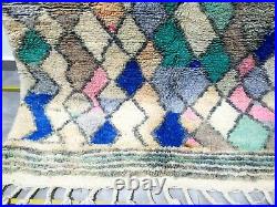 Handmade Moroccan rug Wool Moroccan rug Beni ourain rug berber area rug