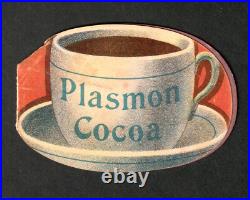 Historic Antique Circus Strong Man Plasmon Cocoa Pop-Up Advertising Card SR.f.sm