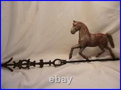 Hollow bodied Circus Horse Vane for lightning rod