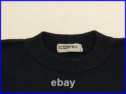 Iceberg Casual Pullover Hollywood Safari Circus Lion Domteur Blue Gr L Tip Top