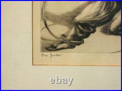 Isaak Friedlander 1935 Etching The Jester Best Offer