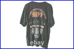 J266 Vintage 90s Royal Avalon Kiss Rock Psycho Circus Concert Tour Tee Shirt XL