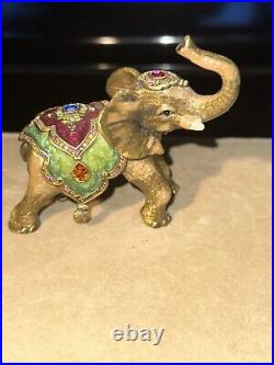 Jay Strongwater Baby Elephant Ellie WithSwarovski CrystalsEXCELLENT CONDITION