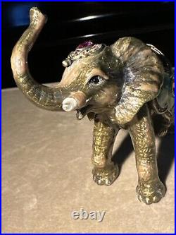 Jay Strongwater Baby Elephant Ellie WithSwarovski CrystalsEXCELLENT CONDITION