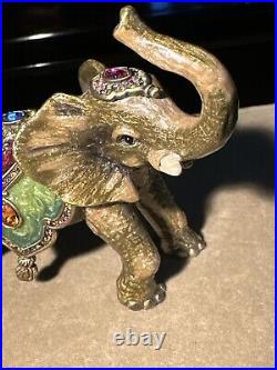 Jay Strongwater Baby Elephant Ellie WithSwarovski CrystalsEXCELLENT CONDITION