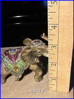 Jay Strongwater Baby Elephant Ellie WithSwarovski CrystalsEXCELLENT CONDITION