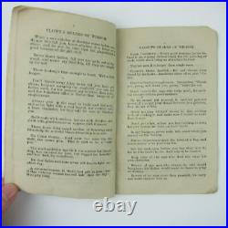John Foster's Great Barnum & London Circus Clown Songster Booklet Antique 1880s