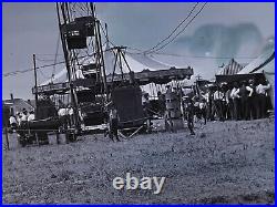 KILLER Antique Rural Kansas KS Circus Carnival Glass Photo Negative 8x10 #2