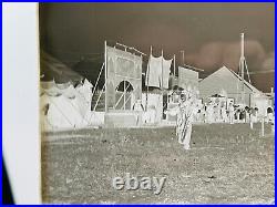 KILLER Antique Rural Kansas KS Circus Carnival Glass Photo Negative 8x10 #2