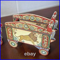 Kurt Adler Circus Train Seal Lion Elephant Acrobat Ornament 1991 Performance Set