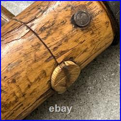Large Antique Wood & Wrought Iron Mallet Sledge Hammer Circus Strong Man Large Antique Wood & Wrought Iron Mallet Sledge Hammer Circus Strong Man