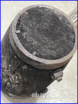 Large Antique Wood & Wrought Iron Mallet Sledge Hammer Circus Strong Man 42 EY