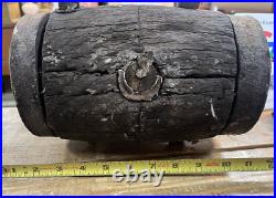 Large Antique Wood & Wrought Iron Mallet Sledge Hammer Circus Strong Man 42 EY