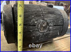 Large Antique Wood & Wrought Iron Mallet Sledge Hammer Circus Strong Man 42 EY