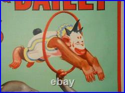 Lawson Wood (1944) Ringling Bros Barnum & Bailey Circus Lg Litho Color Poster