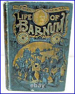 Life Of P. T. Barnum Hardcover Antique Illustrated Circus Showman
