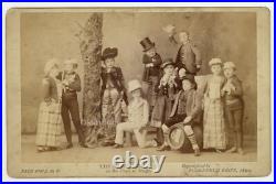 Liliputians 1890 Circus Sideshow Dwarf Midget Troop Little People Cabinet Card Liliputians 1890 Circus Sideshow Dwarf Midget Troop Little People Cabinet Card