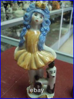 Malvina Character of the tale of Pinocchio USSR russian porcelain figurine 3145c