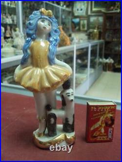 Malvina Character of the tale of Pinocchio USSR russian porcelain figurine 3145c