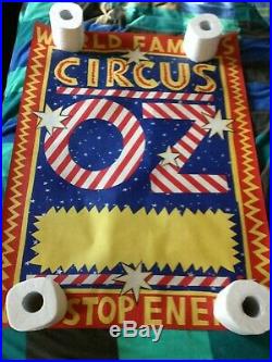 Martin Sharp Rare Circus Oz screen-print (unframed) World Famous Non-stop Energy