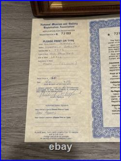 Mildred Schofield Clown Original Oil Painting Signed With COA Antique