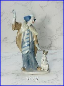 NAO for LLADRO Clown with Dog Chasing Ball Stunning